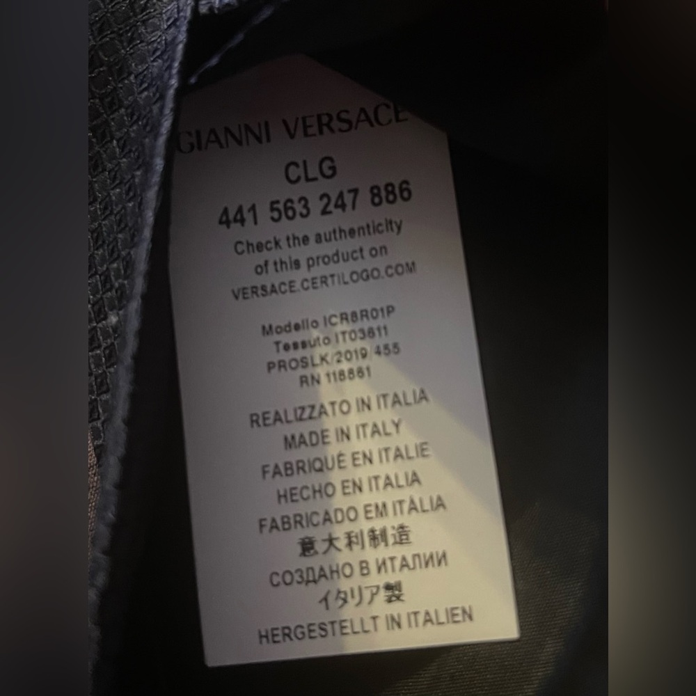 Versace Collection Necktie Blue - Picture 4 of 5